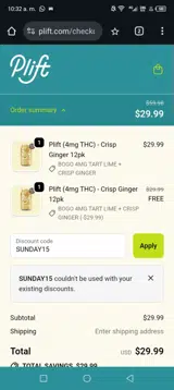 Plift coupon verification screenshot