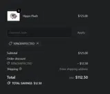 10%ofaffected coupon verification screenshot