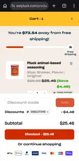 COELCTIVO coupon verification screenshot