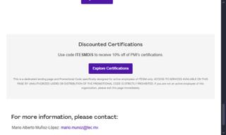 PMI Promo Codes (2 Verified) - 10% Off w/Code Oct 2025