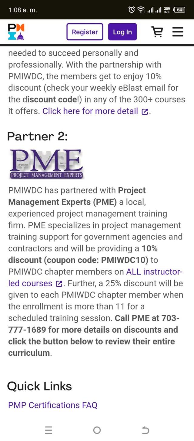 PMI Promo Codes (2 Verified) - 10% Off w/Code Sep 2025