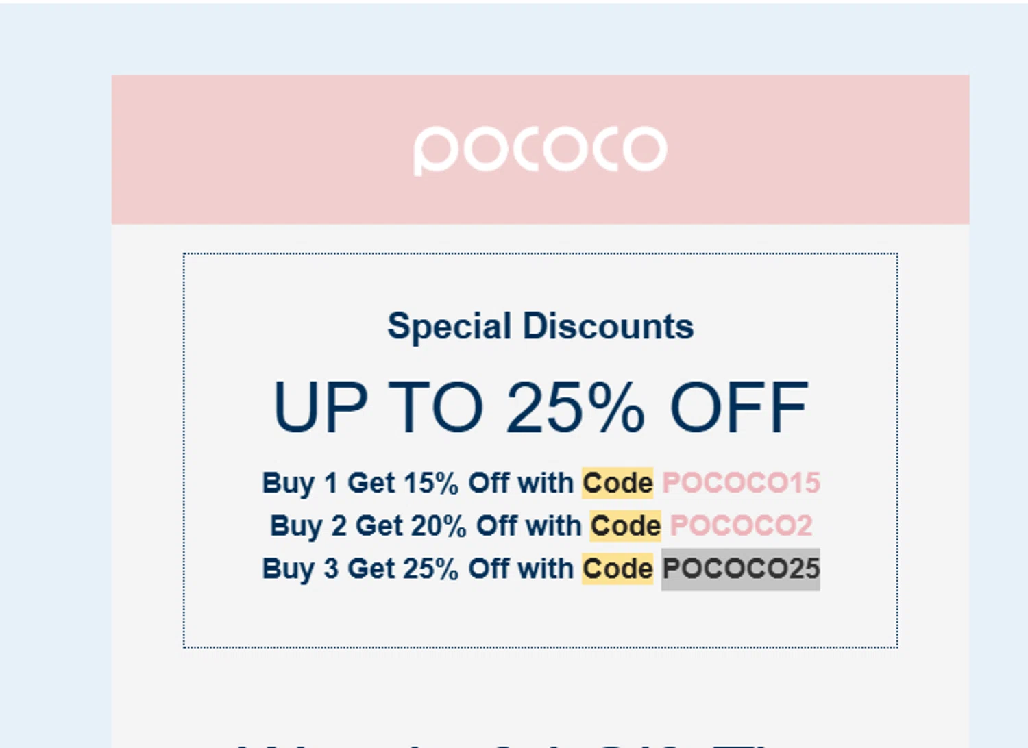 POCOCO discount code screenshot showing code POCOCO25 applied at POCOCO checkout page. Uploaded by SimplyCodes community member aumentadax10 on May 16, 2025
