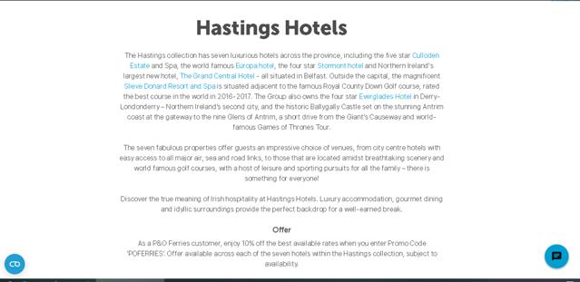 P&O Ferries checkout page showing P&O Ferries promo code box | Screenshot taken by SimplyCodes community member on Apr 23, 2024