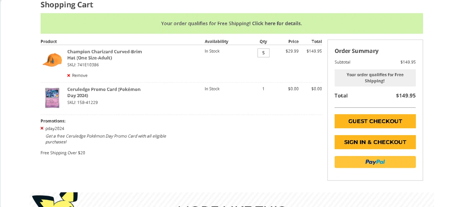 Pokemon Center Promo Codes 20 Off August 2024