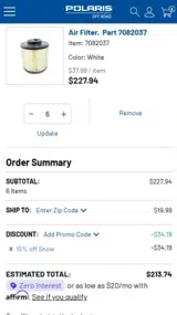 AMBASSADOR coupon verification screenshot