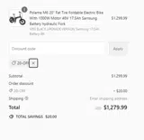 20-OFF coupon verification screenshot