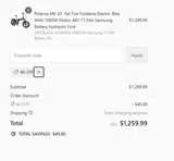 40-OFF coupon verification screenshot