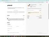 Polaroid coupon verification screenshot