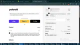 Polaroid coupon verification screenshot