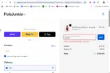 Pole Junkie coupon verification screenshot