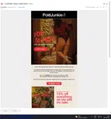 Pole Junkie coupon verification screenshot
