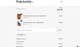 Pole Junkie coupon verification screenshot