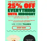 thanks coupon verification screenshot