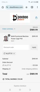 ALLPT10 coupon verification screenshot