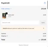 sale20 coupon verification screenshot
