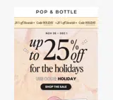 holiday coupon verification screenshot
