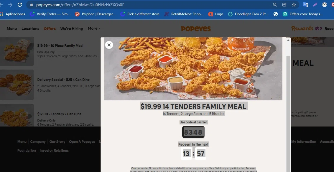 how to use Popeyes coupons
