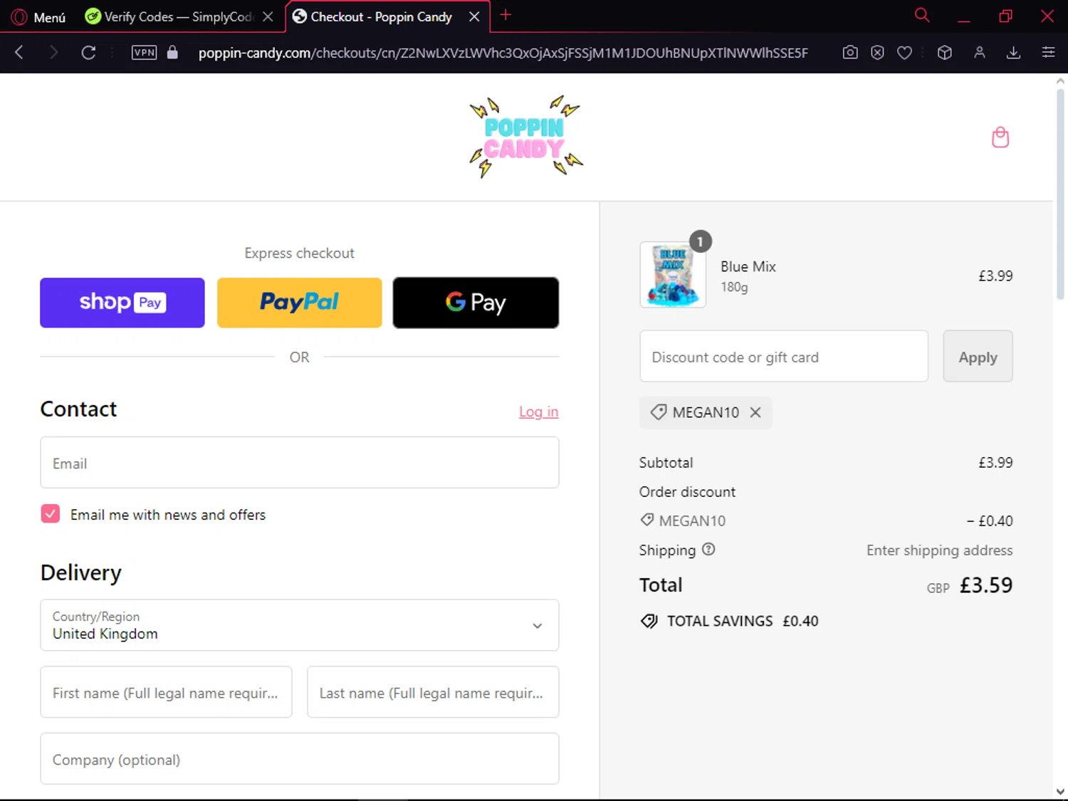 Poppin Candy Promo Codes 10 Off July 2024