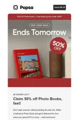 Popsa US coupon verification screenshot