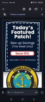 Pacific coupon verification screenshot