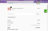 WELCOME20 coupon verification screenshot