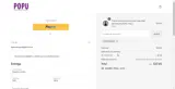 POPU5OFF coupon verification screenshot
