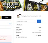 Pork King Good coupon verification screenshot