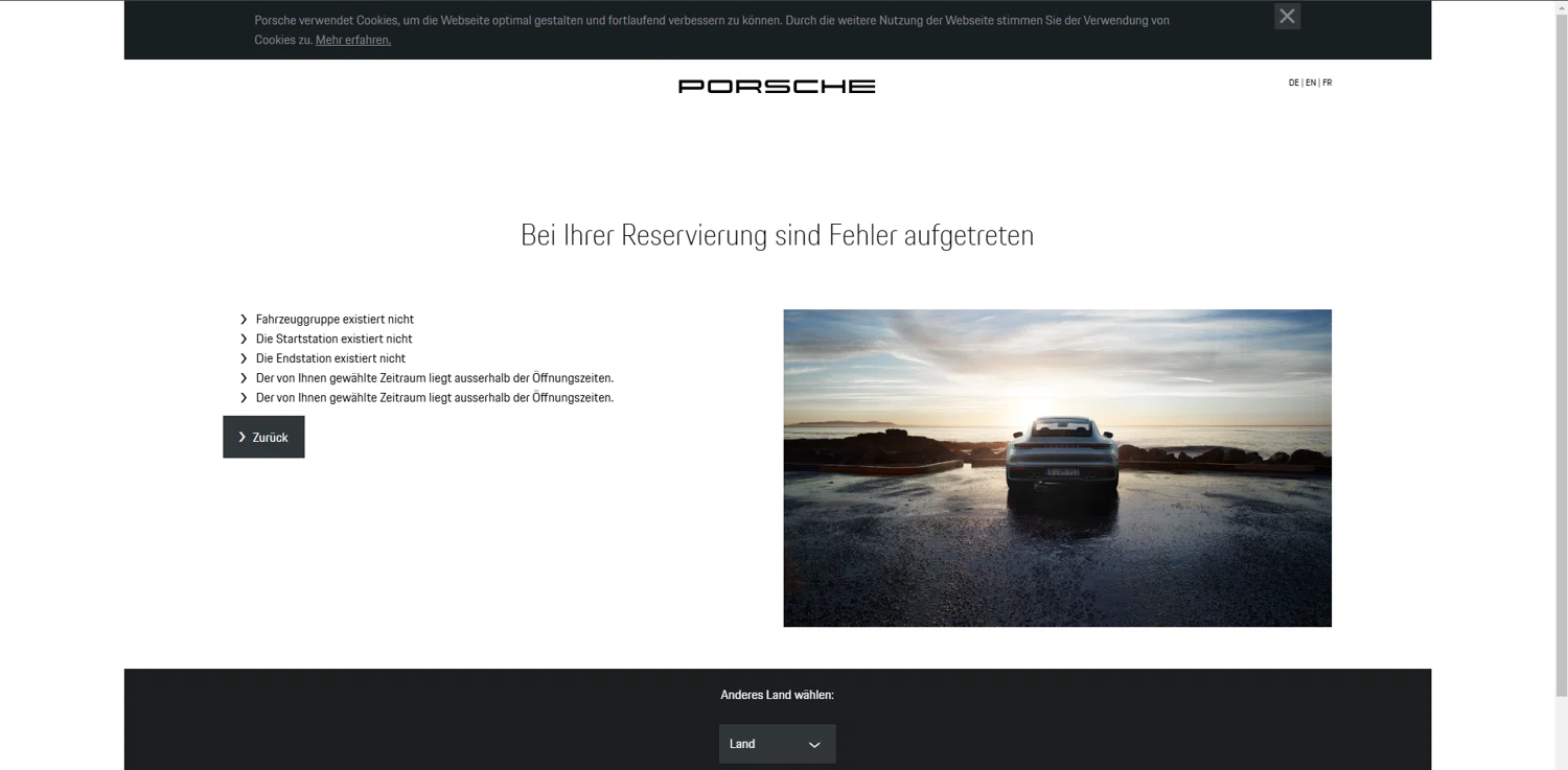 Porsche checkout page showing Porsche promo code box | Screenshot taken by SimplyCodes community member on Feb 2, 2025