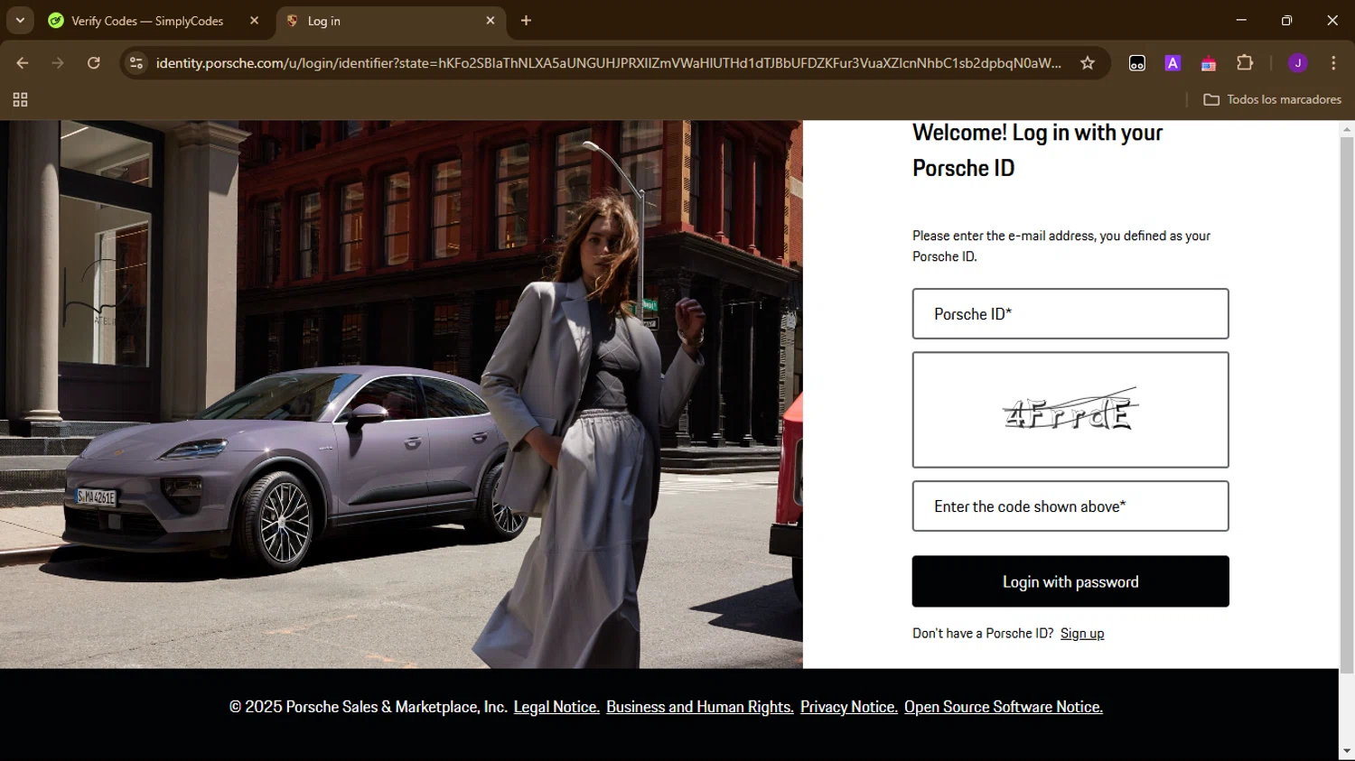 Porsche Design checkout page showing Porsche Design promo code box | Screenshot taken by SimplyCodes community member on Jan 26, 2025