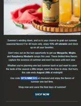 Portland Syrups coupon verification screenshot