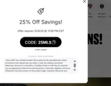 Portland Timbers coupon verification screenshot