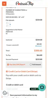 Sammie10 coupon verification screenshot