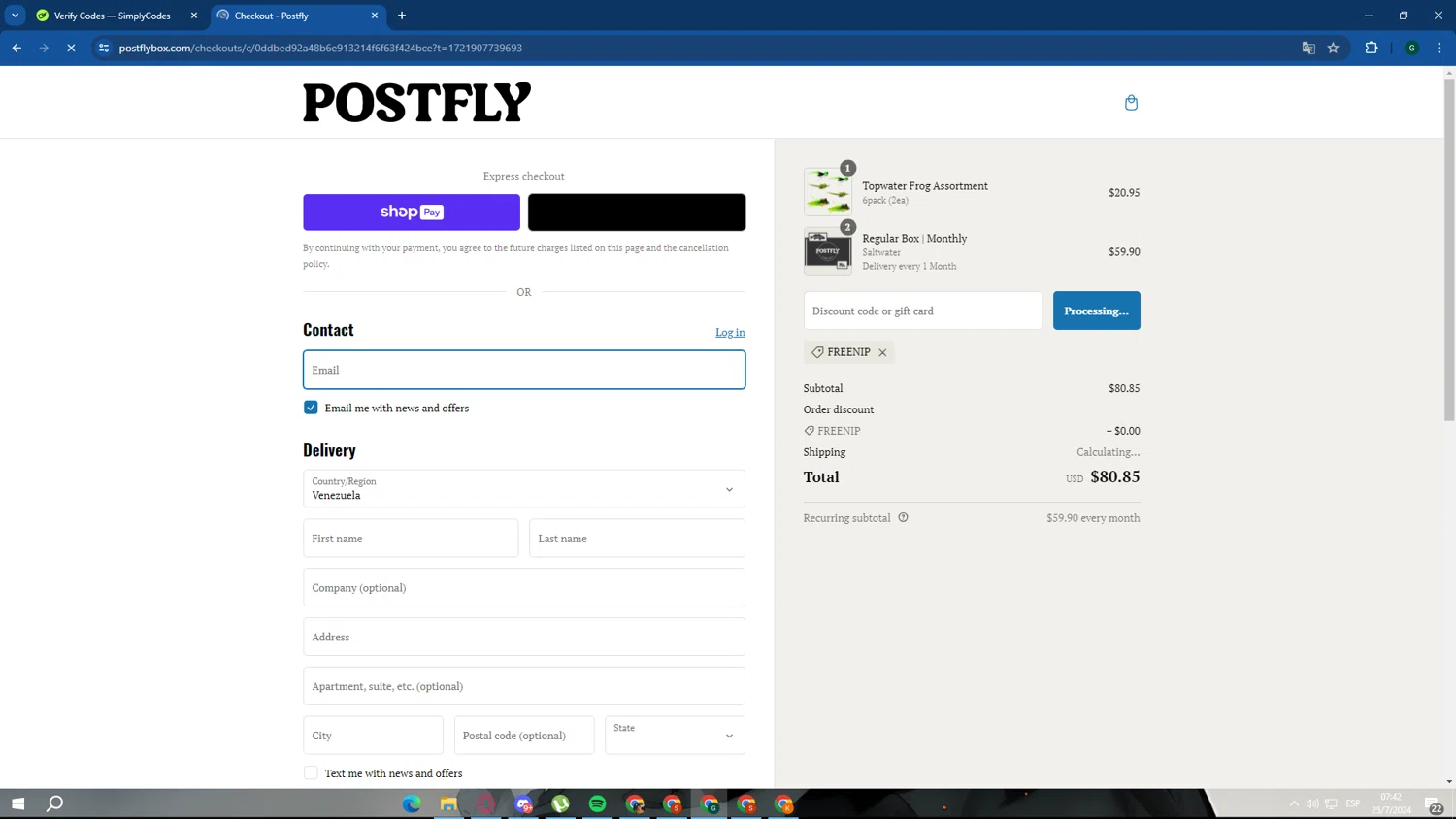 how to use Postfly coupons