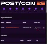 PMN50CAMAC coupon verification screenshot