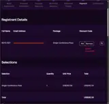 PMN25SPE coupon verification screenshot