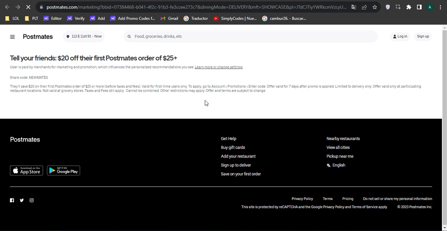 Postmates Promo Codes 50 Off October 2023