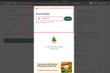 Postmates coupon verification screenshot