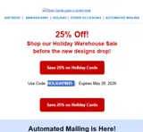 HOLIDAYW25 coupon verification screenshot