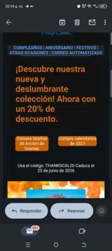 THANKSCAL20 coupon verification screenshot
