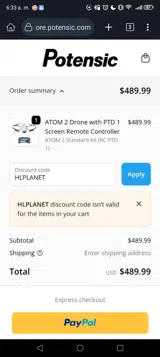 HLPLANET coupon verification screenshot