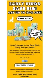 EBF25 coupon verification screenshot