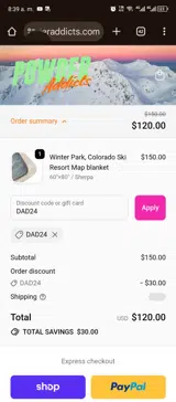DAD24 coupon verification screenshot