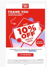 BOOKWORM10 coupon verification screenshot