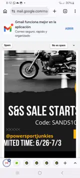 Powersport Junkies coupon verification screenshot