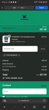 STACYKEIBLER coupon verification screenshot