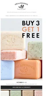 Pré de Provence coupon verification screenshot