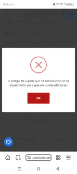 Precision Camera & Video coupon verification screenshot