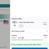 Premier Bio Labs coupon verification screenshot