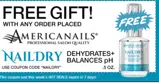 naildry coupon verification screenshot