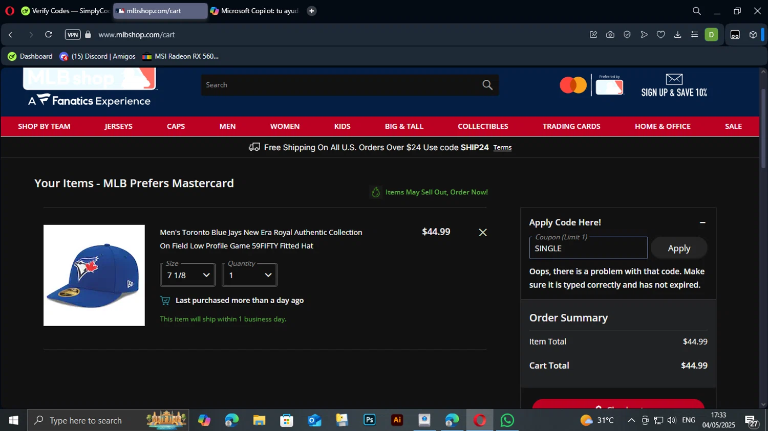 Premier Research Labs discount code screenshot showing code Radiant15 applied at Premier Research Labs checkout page. Uploaded by SimplyCodes community member TuAmigoRed on May 4, 2025